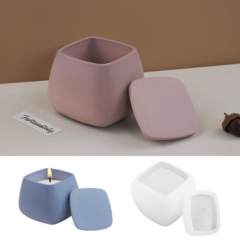 Candle Making Diy - 1set Square Storage Box UV Resin