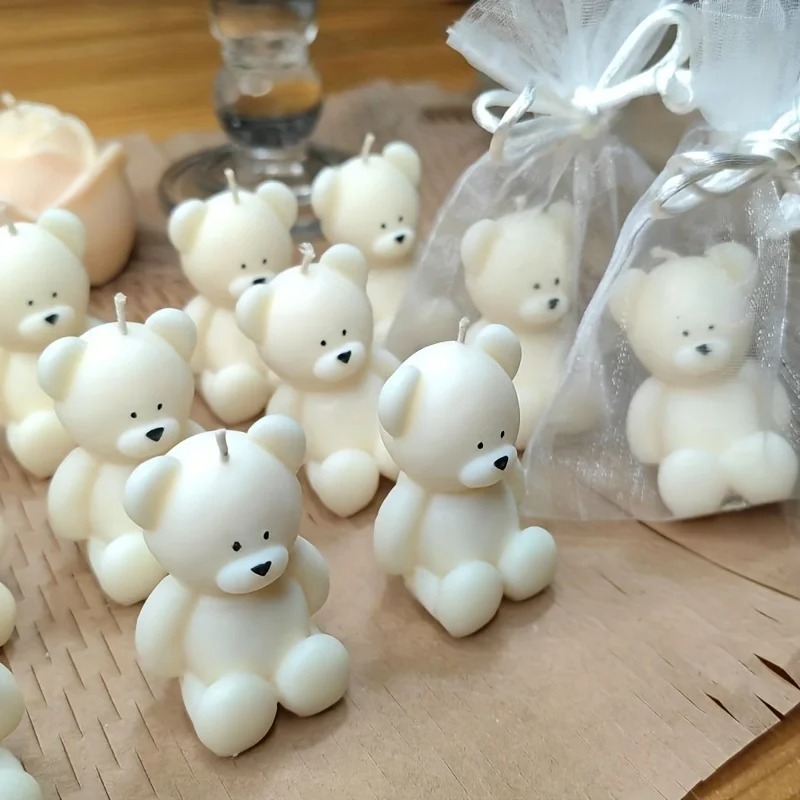 Candle Making Books For Beginners - Silicone Bear Mold for Scented Candles,