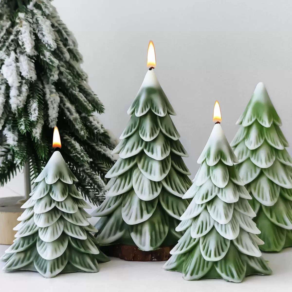Candle Making Books For Beginners - Christmas Tree Candle Silicone Mold DIY
