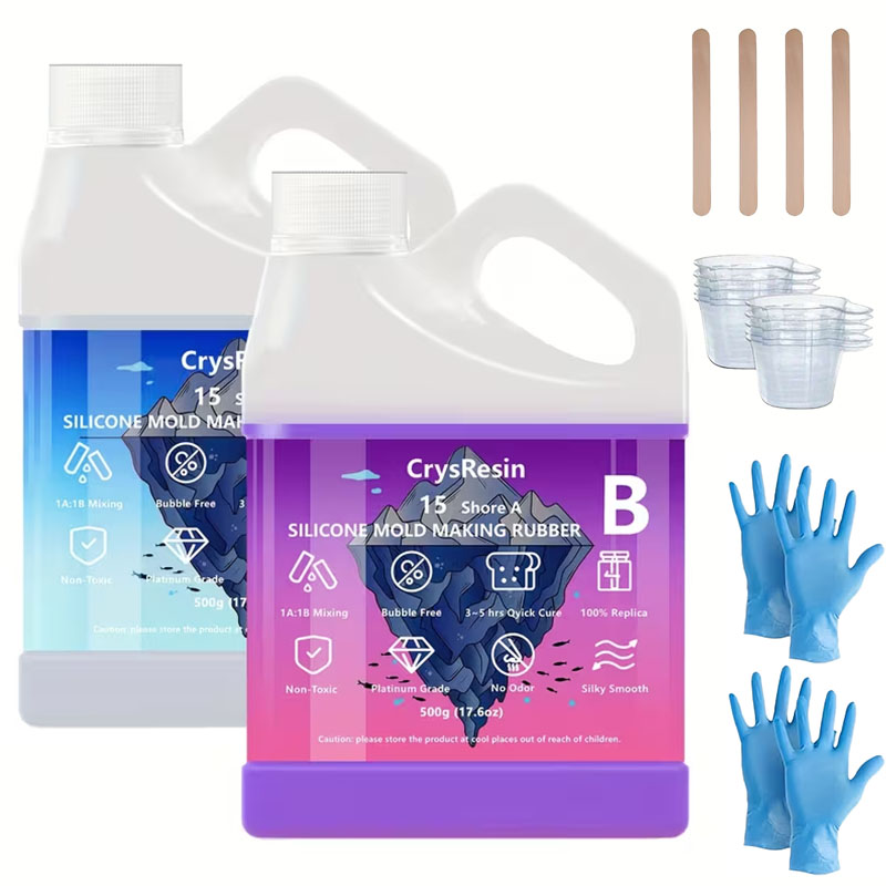 500ml 2 Bottles Liquid Silicon - огляд і ціна Candle Making Diy