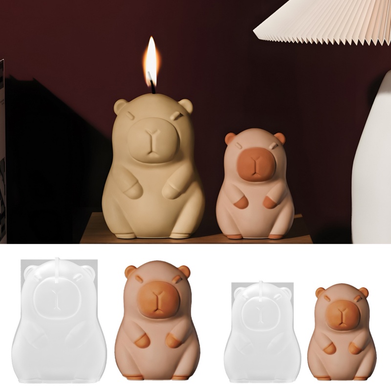 Capybara Pudding Baking Silico - огляд і ціна Candle Making Diy