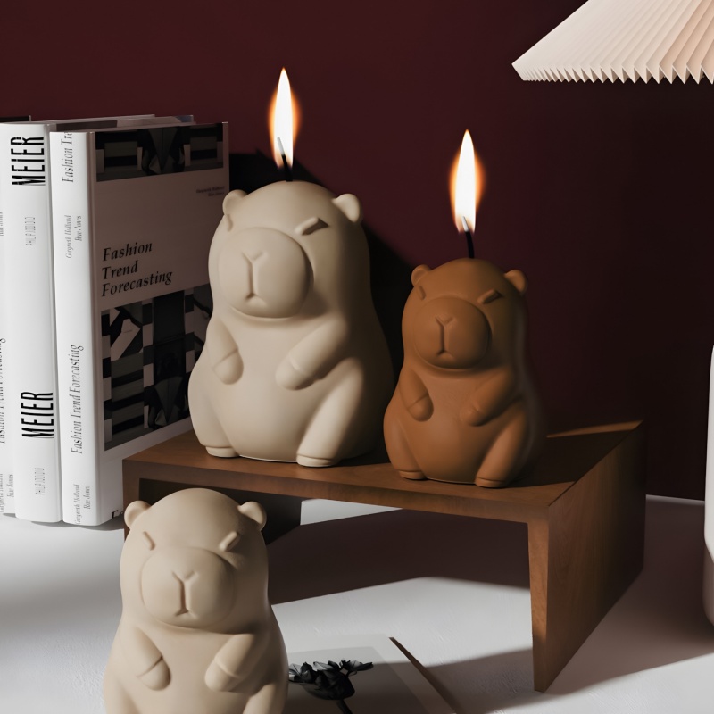 Capybara Pudding Baking Silico - огляд і ціна Candle Making Diy