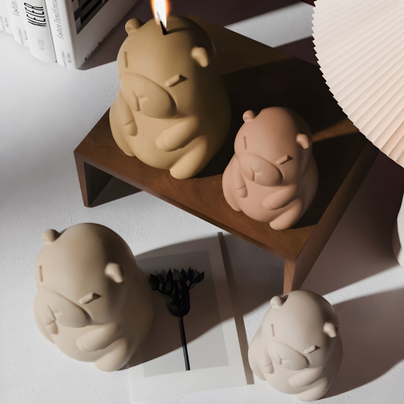 Capybara Pudding Baking Silico - огляд і ціна Candle Making Diy