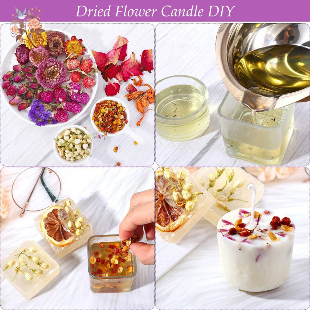 15 Bags Dried Flower Artisan K - огляд і ціна Candle Making Bath