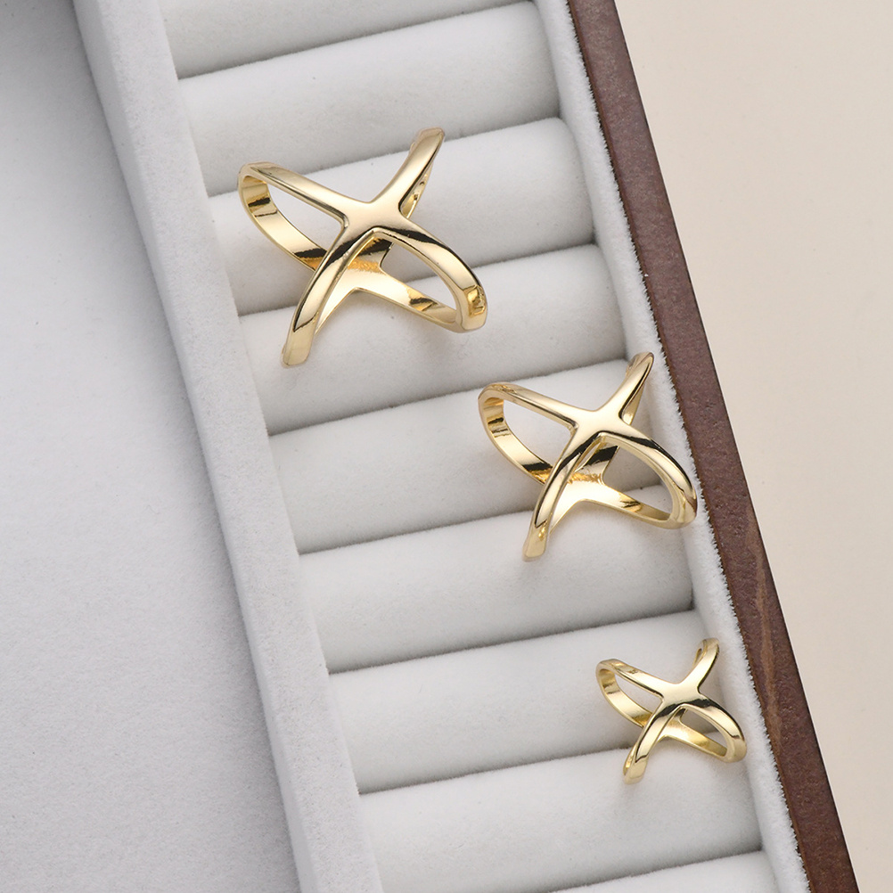 3pcs X Shaped Alloy Scarf Ring - огляд і ціна Candle X