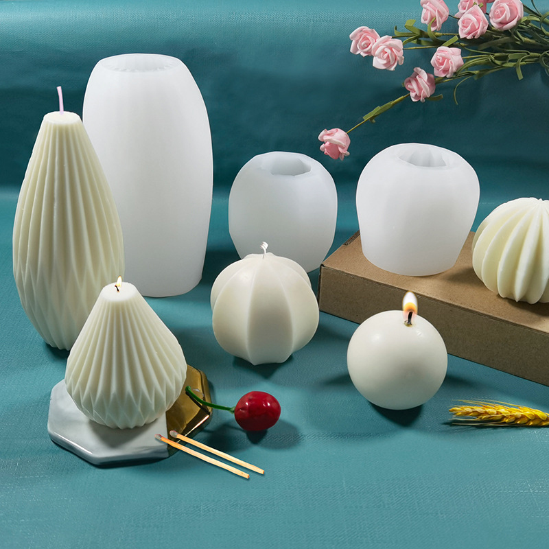 3D Silicone Candle Molds Geome - огляд і ціна Candle Making Bath