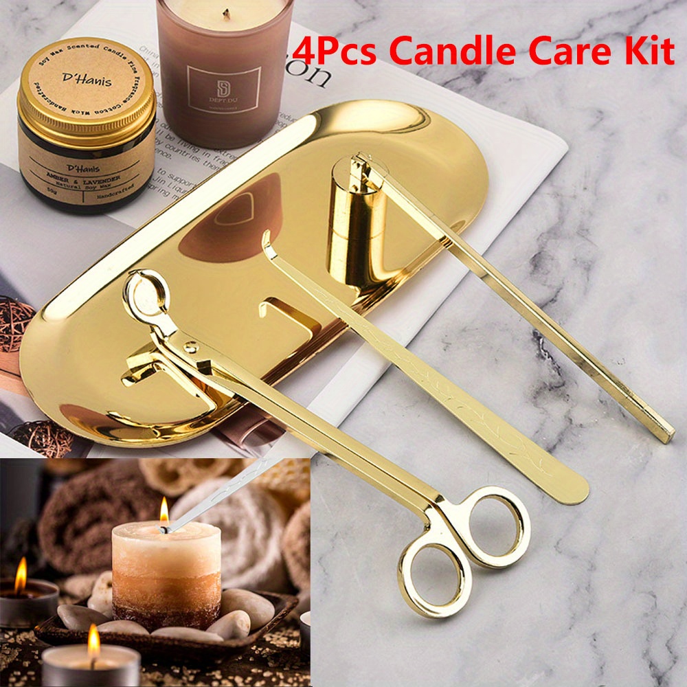 4pcs/set Luxury Candle Care Ki - огляд і ціна Candle Making Tutorial