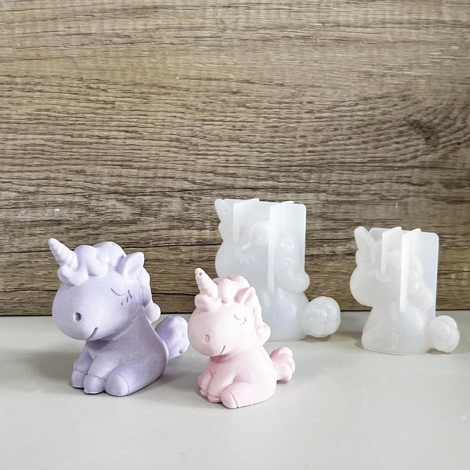 3D Geometric Silicone Unicorn  - огляд і ціна Candle Making Tutorial