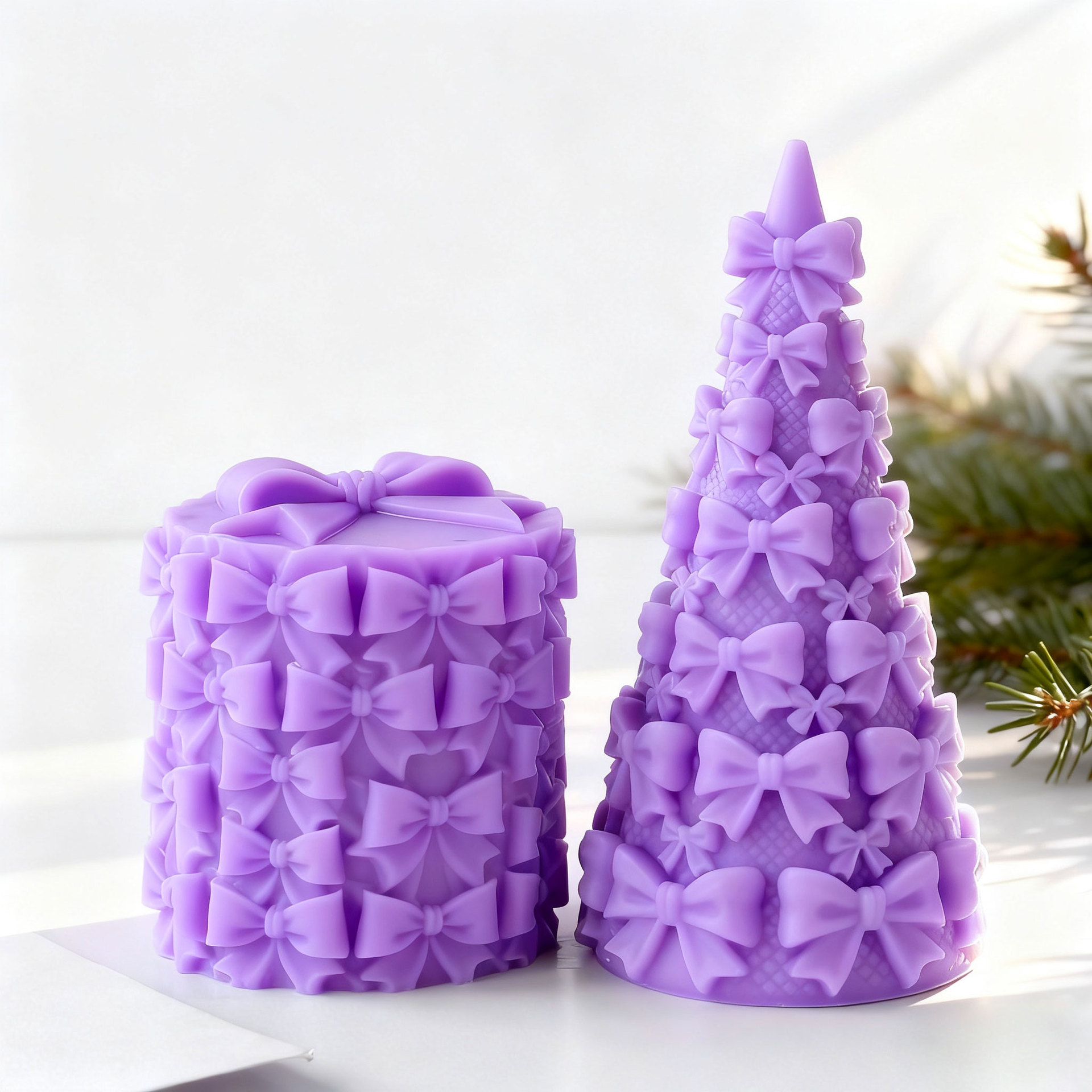 3D Bow Tie Christmas Tree Gift - огляд і ціна Xmas Candle Making