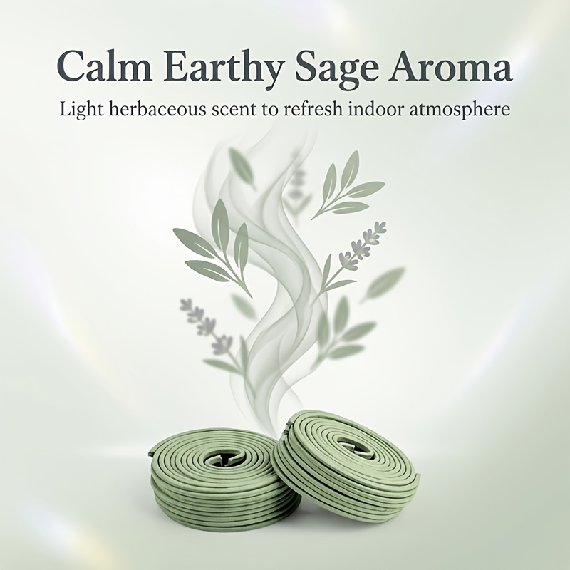 White sage scented spiral ince - огляд і ціна Uv Inhibitor Candle