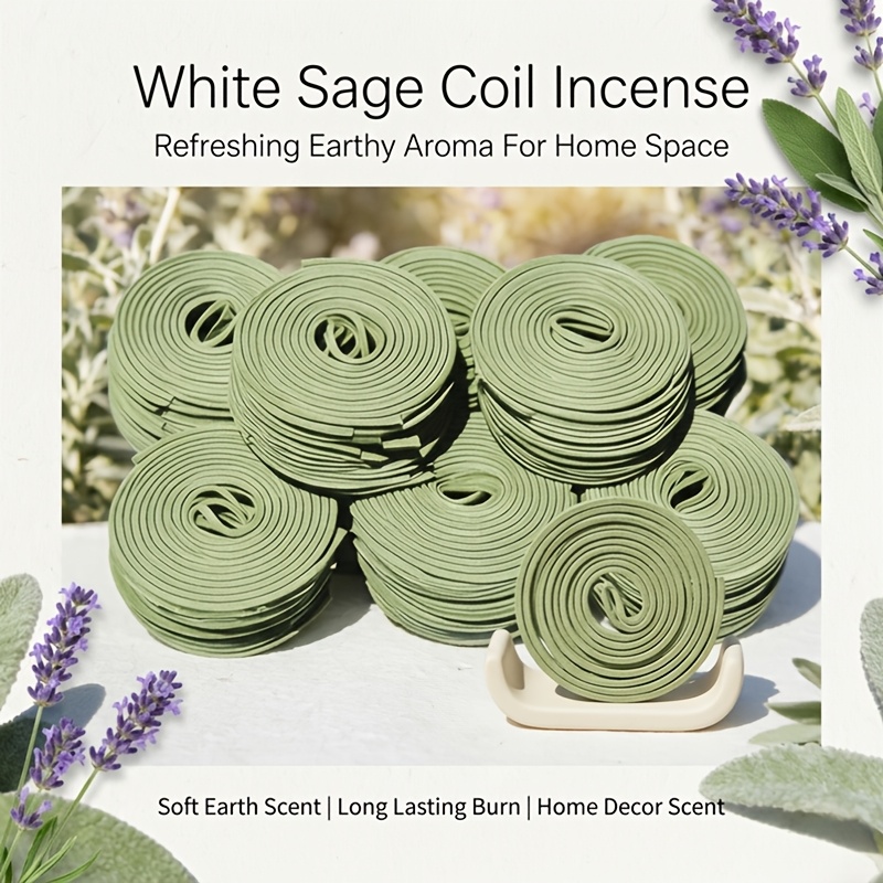 White sage scented spiral ince - огляд і ціна Uv Inhibitor Candle