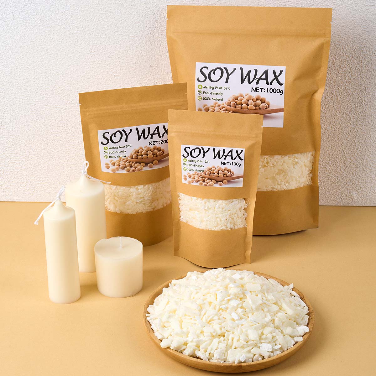 1 Pounds Pure White Soy Wax Fo - огляд і ціна Candle Making Tutorial