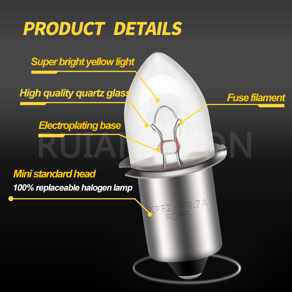 RUIANDSION 50Pcs P13.5S Haloge - огляд і ціна Candle X