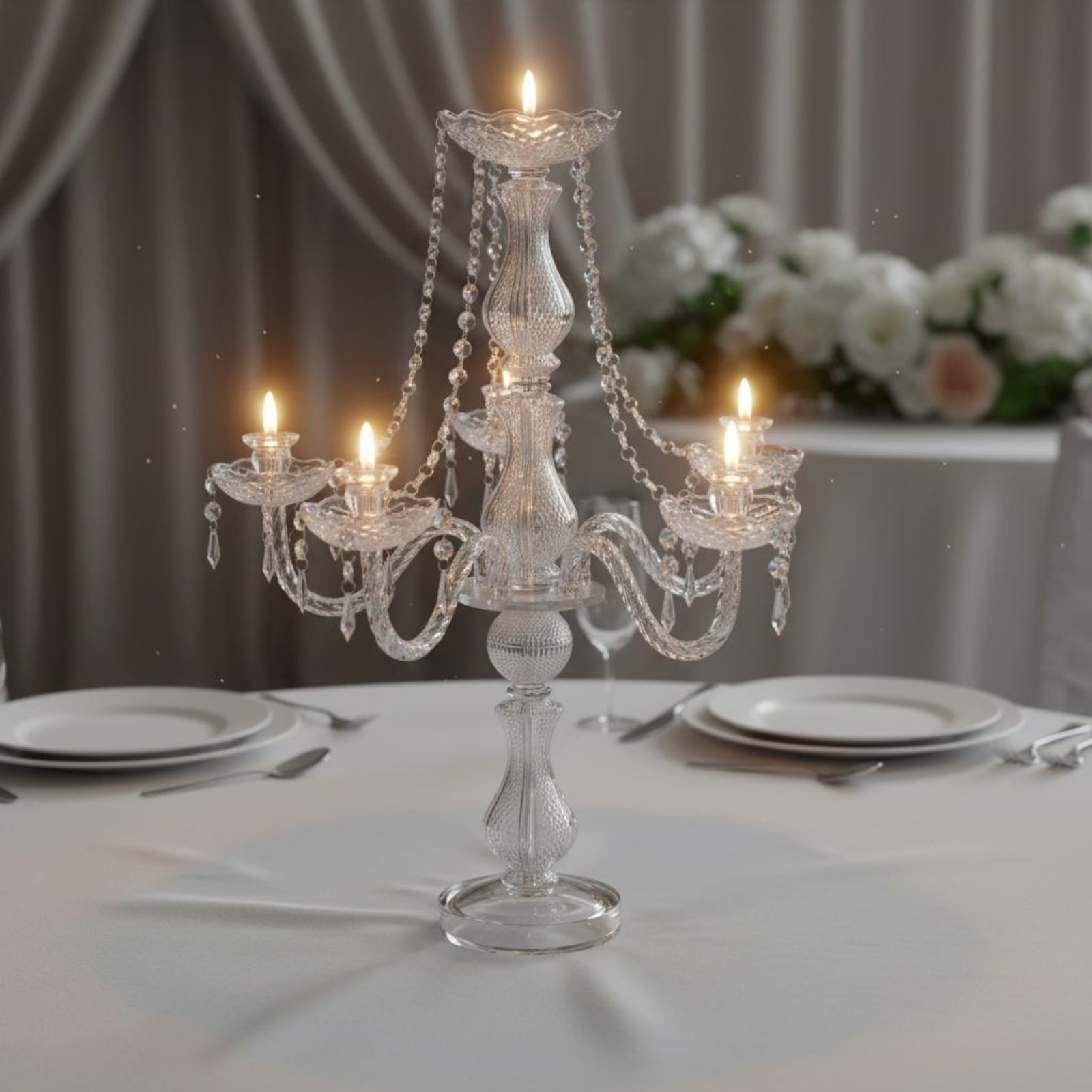 Crystal Candelabra Elegant Wed - огляд і ціна Candle Making Diy