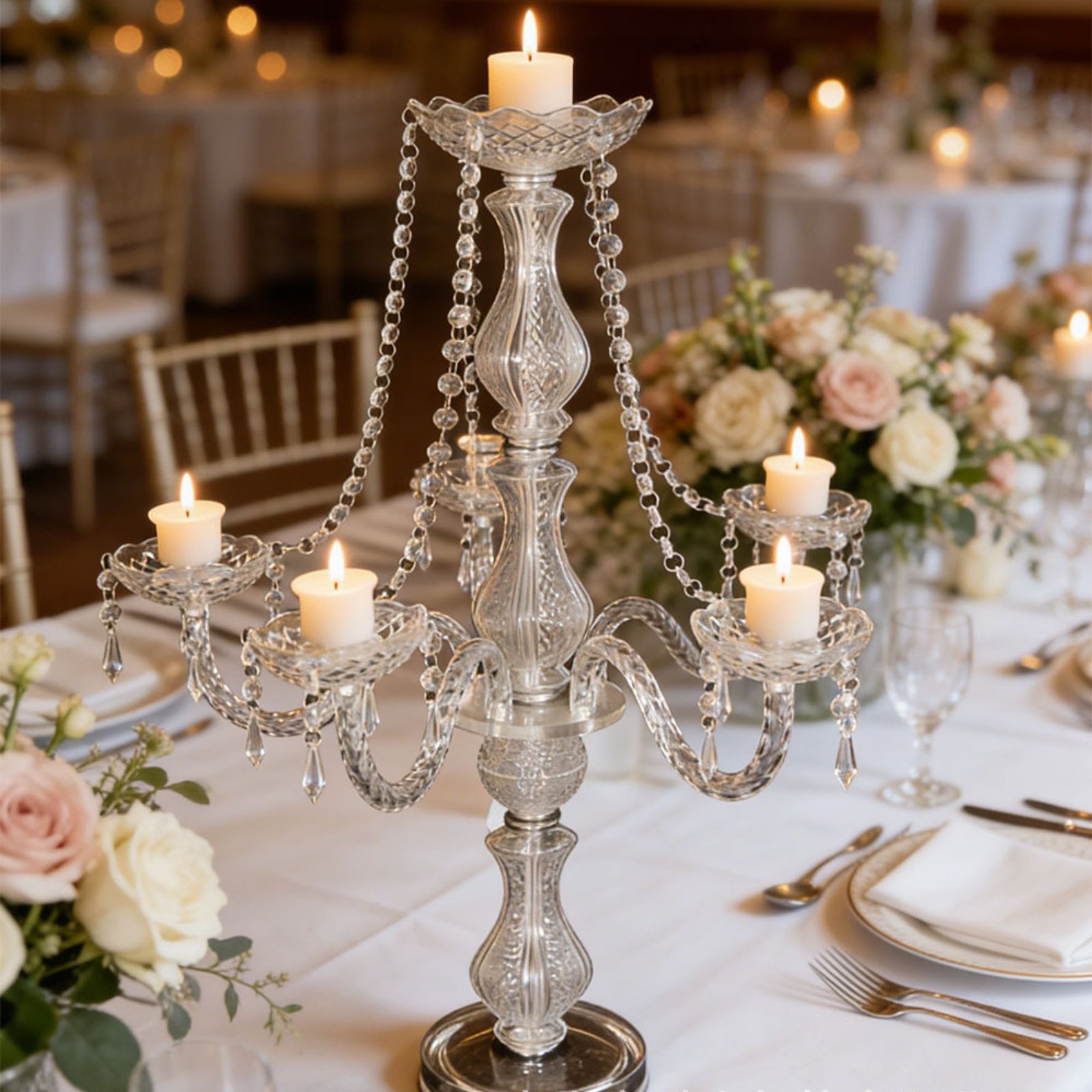 Crystal Candelabra Elegant Wed - огляд і ціна Candle Making Diy