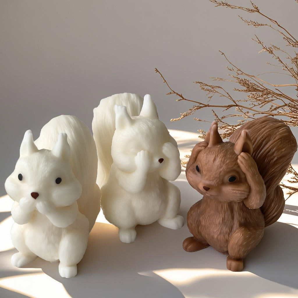 DIY Squirrel Silicone Candle M - огляд і ціна Candle Making Books For Beginners