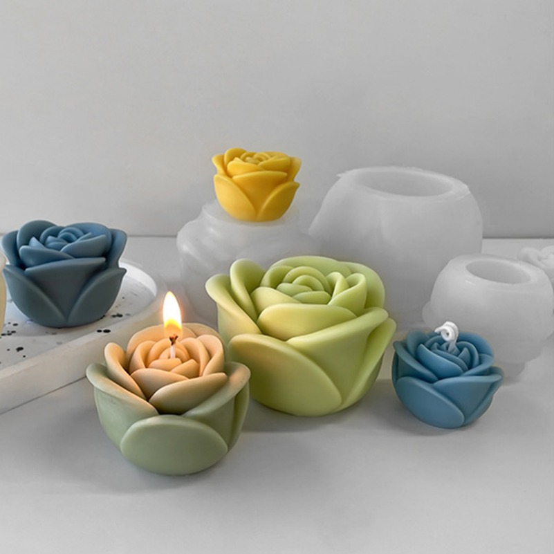 Valentine's Day Rose Flower Si - огляд і ціна Candle Making Books For Beginners