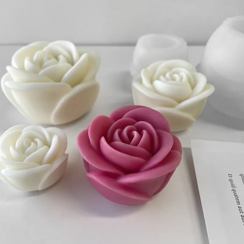 Valentine's Day Rose Flower Si - огляд і ціна Candle Making Books For Beginners