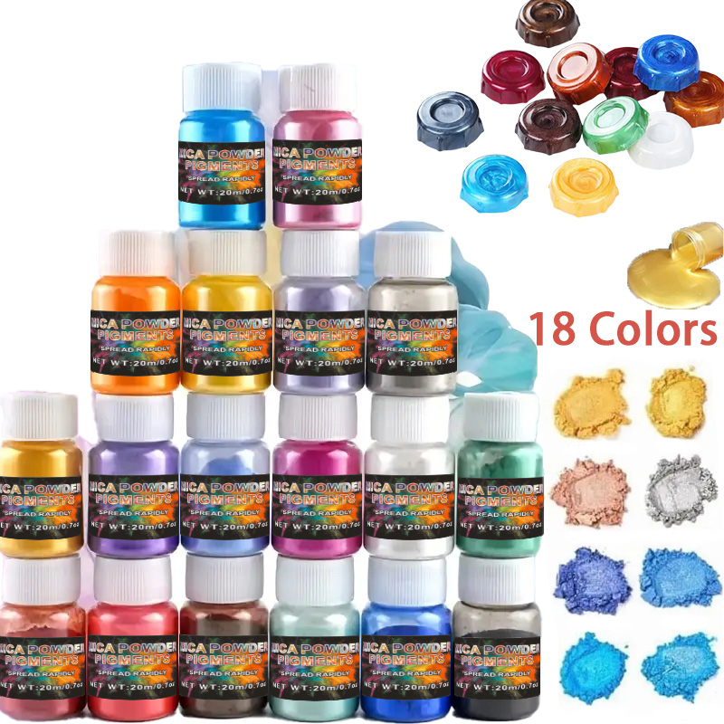 20ml Mica Powder 9/18 Colors P - огляд і ціна Candle Making Bath