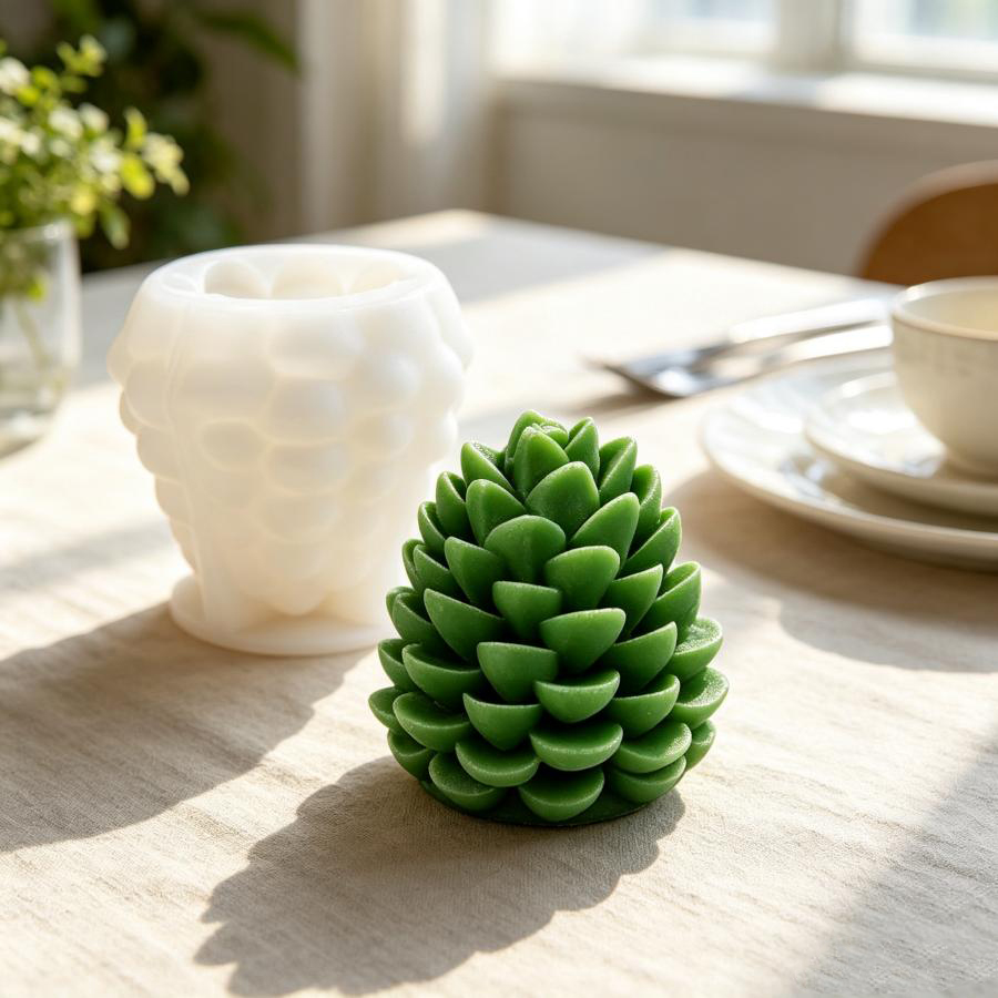 3D Pinecone Silicone Candle Mo - огляд і ціна Candle Making Books For Beginners