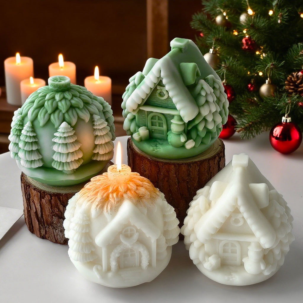 DIY Christmas Tree House Silic - огляд і ціна Candle Making Books For Beginners
