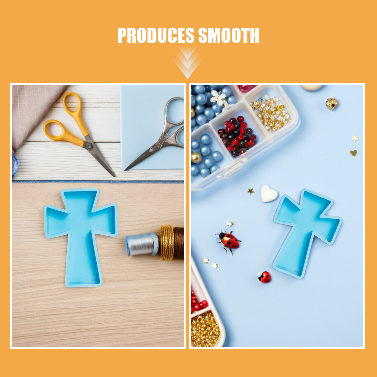 Cross Silicone Mold Silicone C - огляд і ціна Candle Making Diy