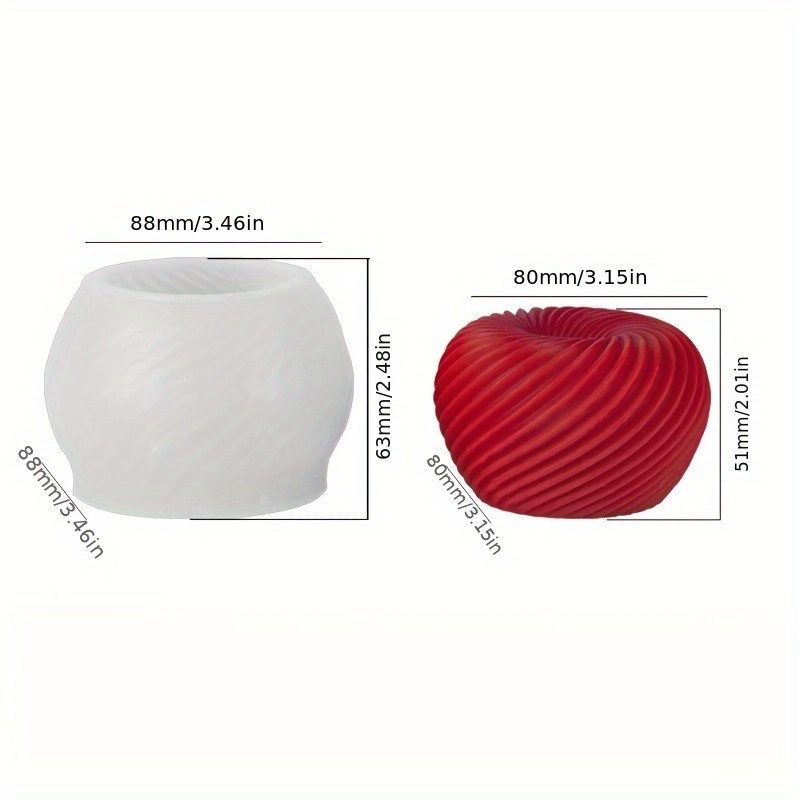 A trendy red apple silicone mo - огляд і ціна Candle Making Tutorial