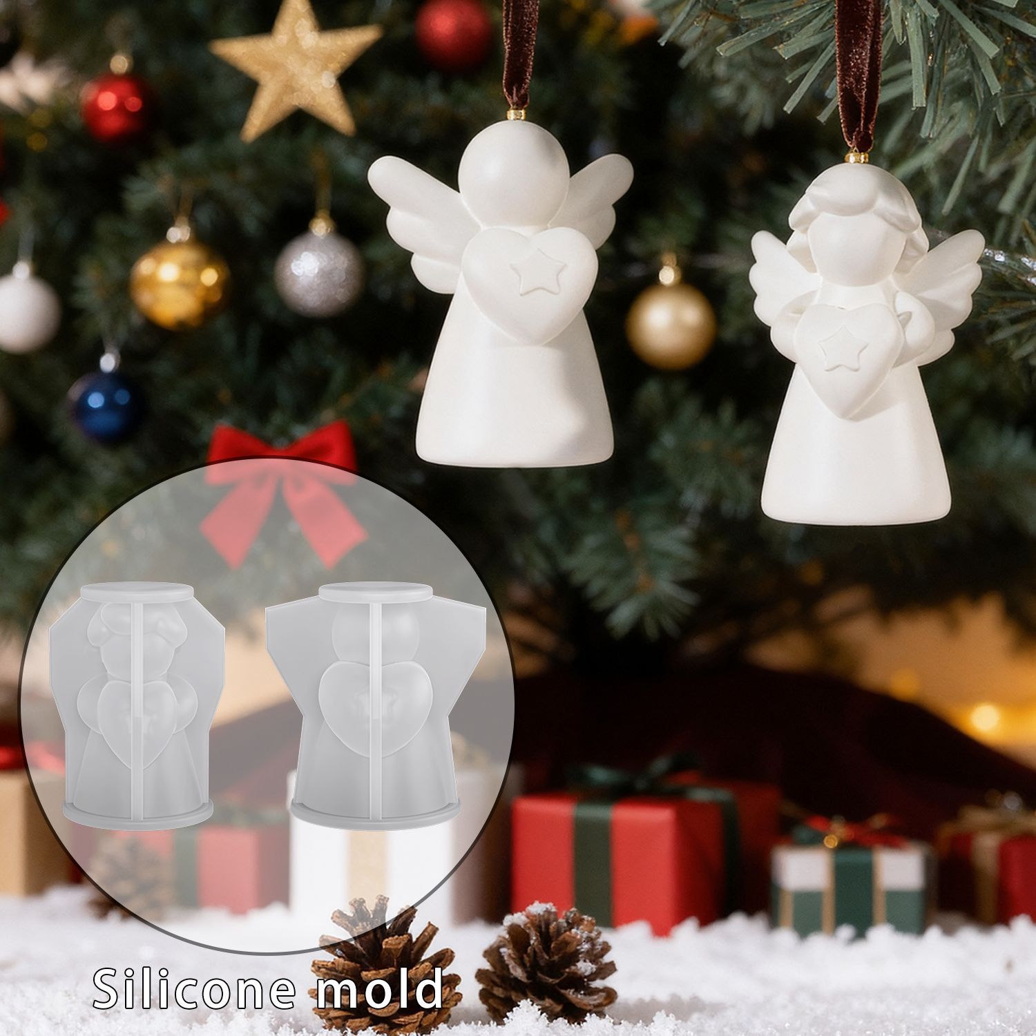 3D Wings Cute Angel Statue Dec - огляд і ціна Candle Making Books For Beginners