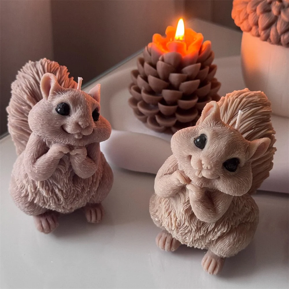 Cute Squirrel Candle Silicone  - огляд і ціна Candle Making Books For Beginners