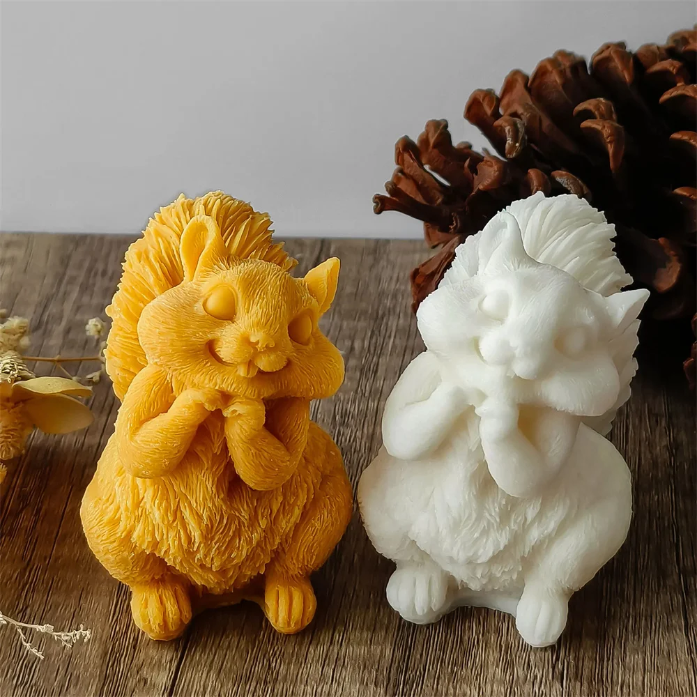 Cute Squirrel Candle Silicone  - огляд і ціна Candle Making Books For Beginners