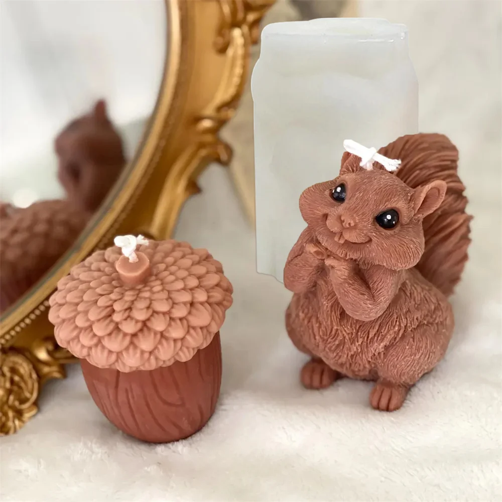 Cute Squirrel Candle Silicone  - огляд і ціна Candle Making Books For Beginners