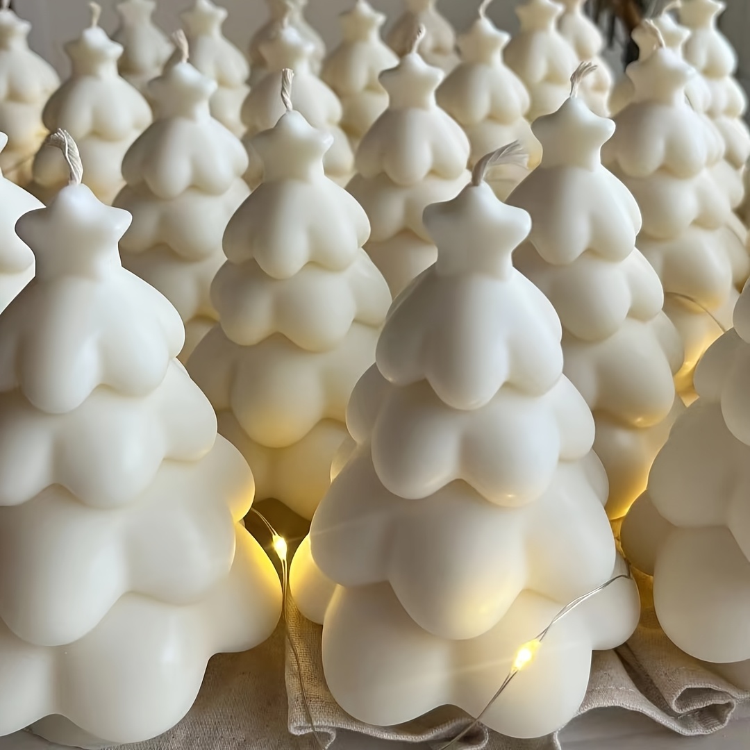 3D Christmas tree candle mold  - огляд і ціна Candle Making Books For Beginners
