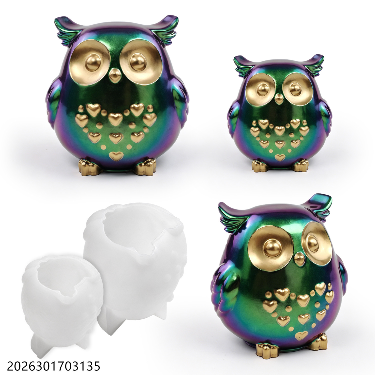 Owl Silicone Mold 3D Bird Shap - огляд і ціна Candle Making Diy