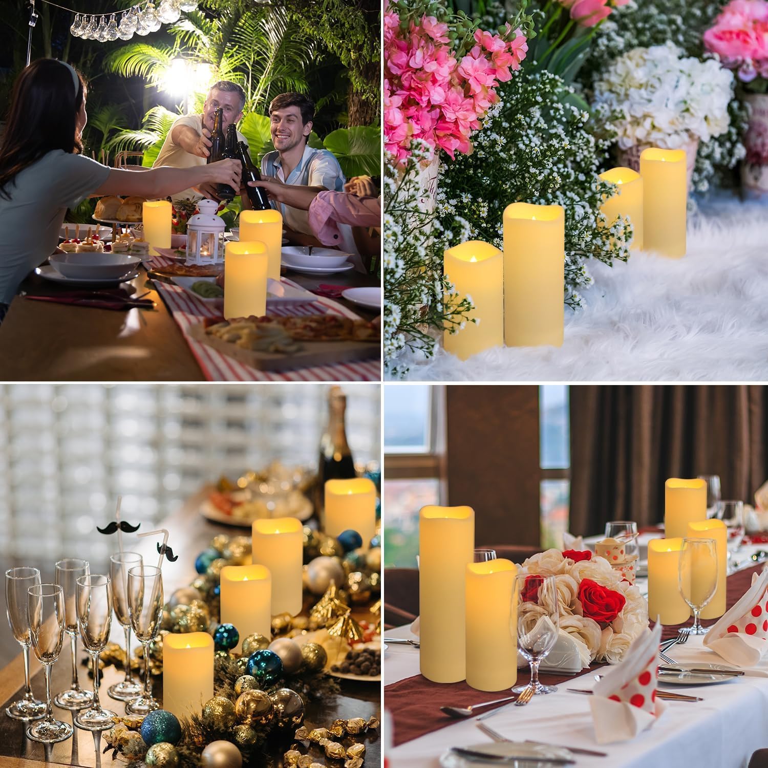 Set of 96 Waterproof Outdoor F - огляд і ціна Candle X