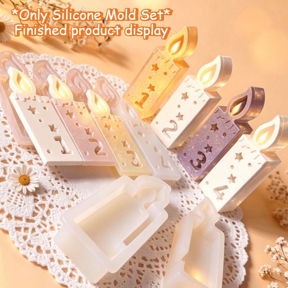 Silicone Number Candle Molds K - огляд і ціна Candle Making Kit Xmas