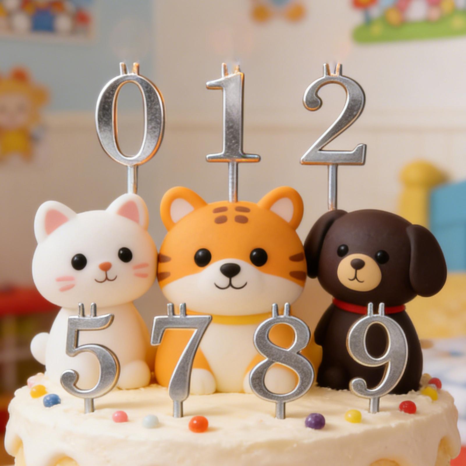 10pcs 0-9 Number Cake Toppers  - огляд і ціна Candle Making Tutorial